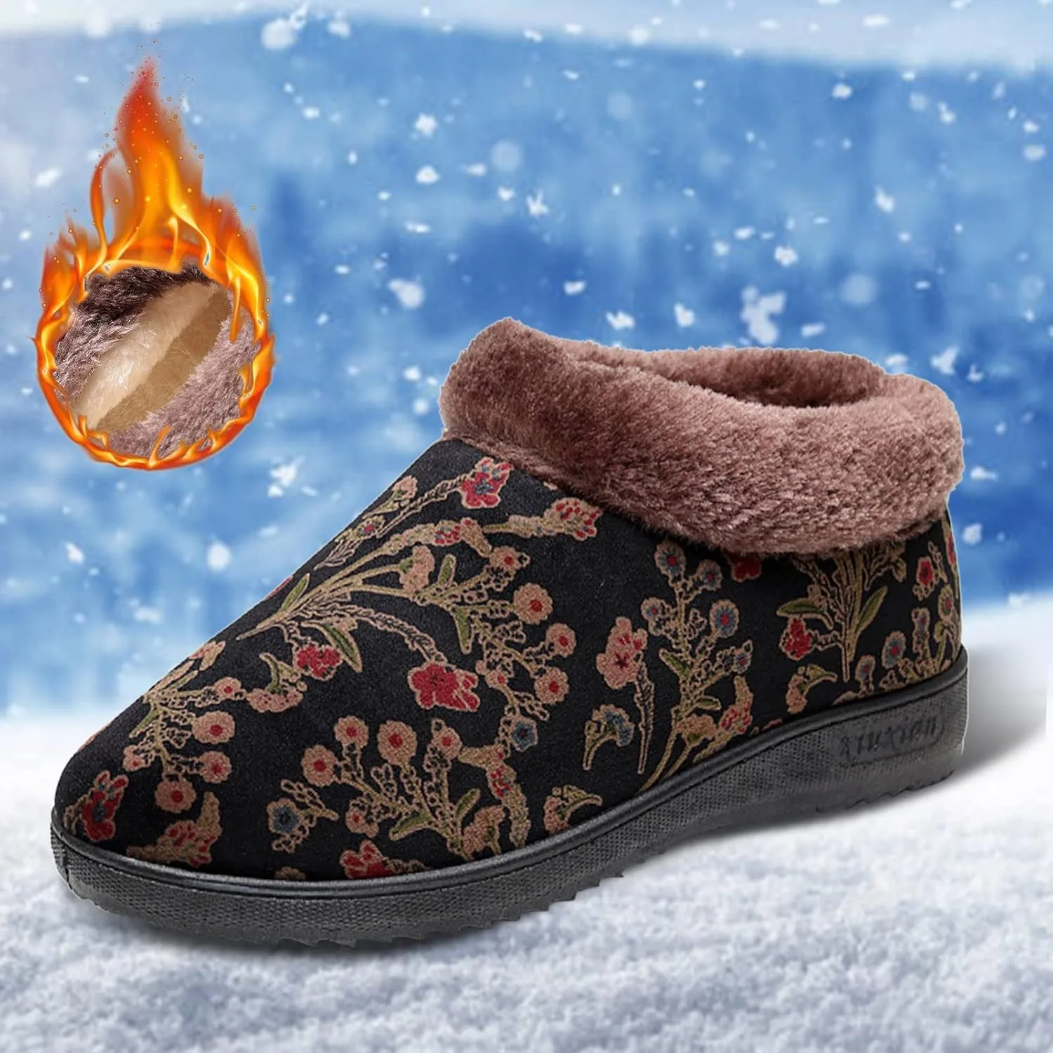Winter Boots for Women Waterproof Thermal Womens Winter Snow Boots 2023 Cute Winter Boots for Women 2023 Winter Heavy Thermal Warm Wool Boots Socks Women Plus Size Snow Boots Extra Wide Calf