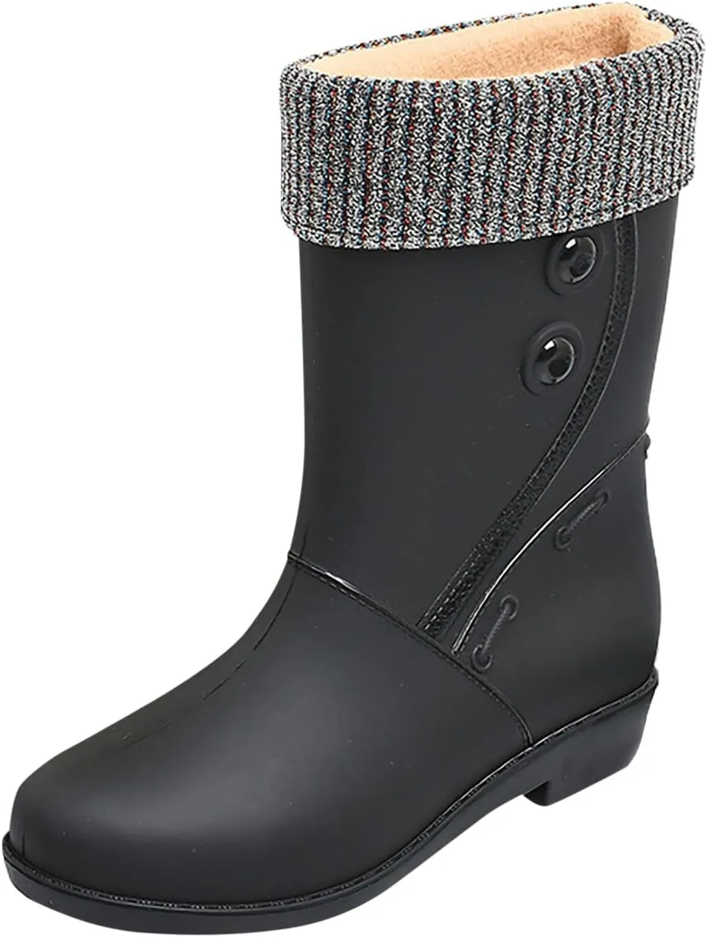 Women Rain Shoes Shoes Comfortable Light Ankle Rain Boots Frosted Outdoor Rain Boots Gift College Girl