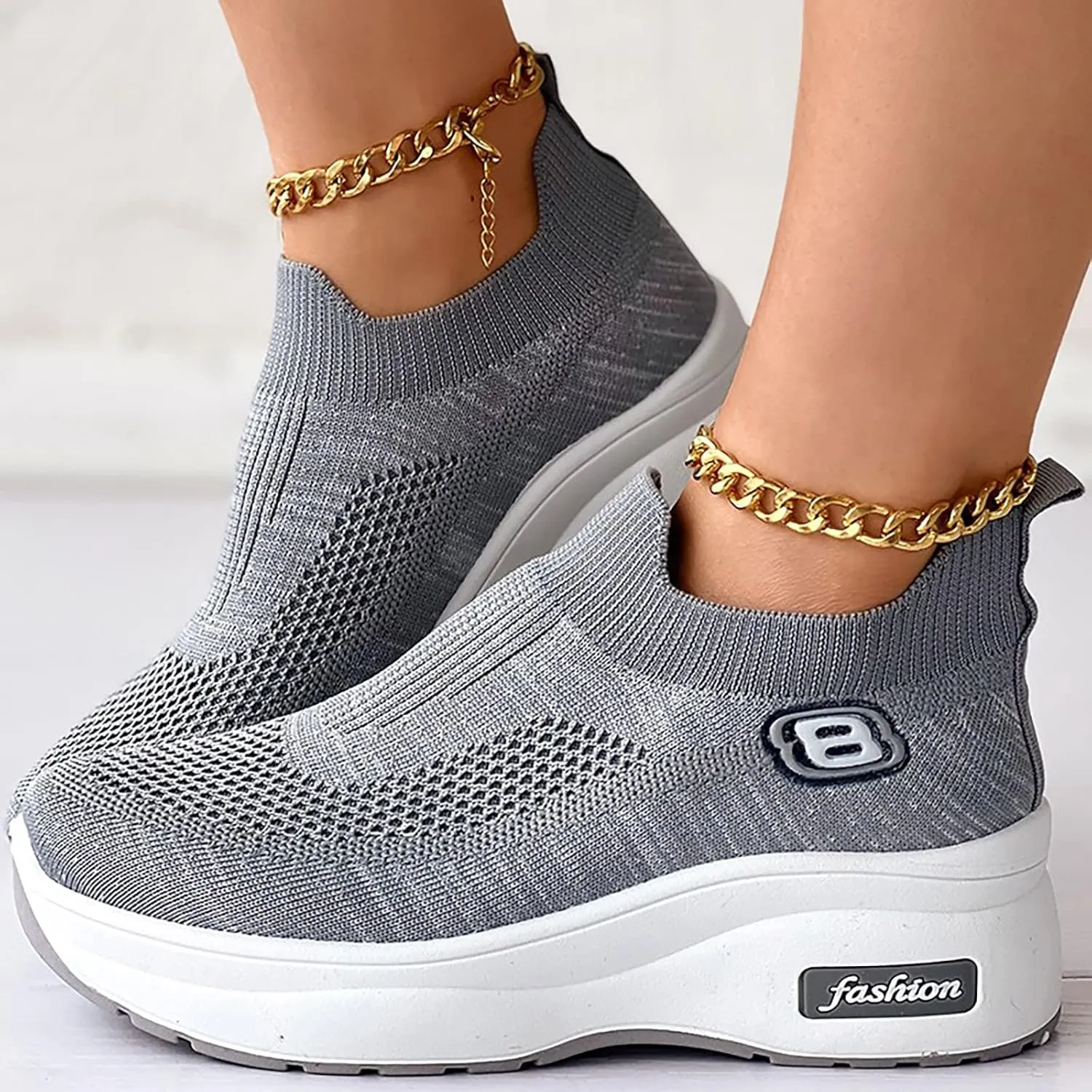 Women Sneakers Size 9.5 Wide Non Slip Work Shoes Women Food Service Womens Slip On Shoes Size 9 for Fall Chunky Sneakers Women Women's Brown Slip On Shoes Size 9