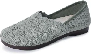 Women's Breathable Mesh Slip On Casual Shoes Comfortable Flat Walking Sneakers for Daily Wear Spring Summer Lightweight