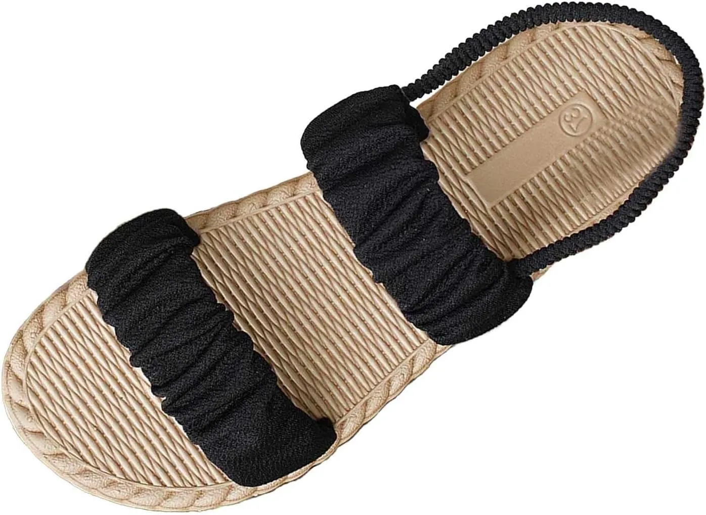 Women's Breathable Slip On Sandals Comfortable Flat Casual Shoes For Daily Wear Beach Walking Lightweight Summer