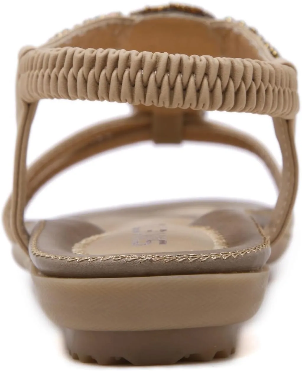 Women's Breathable Slip On Sandals Summer Casual Comfortable Lightweight Flat Bohemian Beach Walking Shoes for