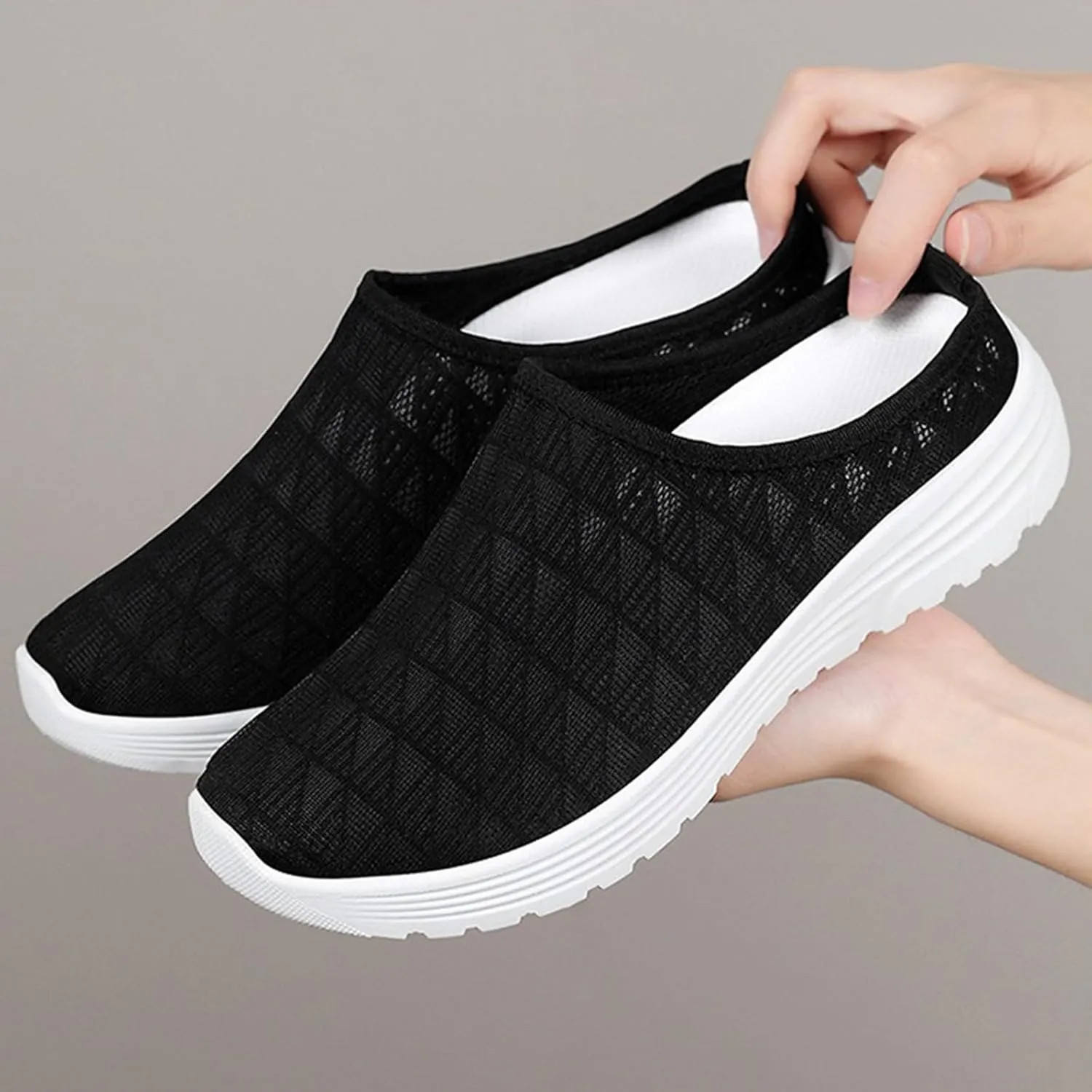 Women's Casual Slip On Loafers Comfortable Mid Heel Shoes for Spring Summer Everyday Wear with Non Slip Sole