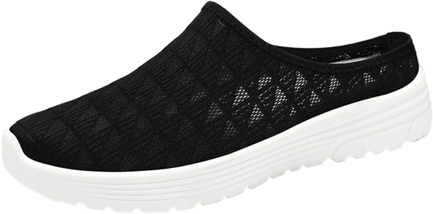 Women's Casual Slip On Loafers Comfortable Mid Heel Shoes for Spring Summer Everyday Wear with Non Slip Sole