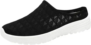 Women's Casual Slip On Loafers Comfortable Mid Heel Shoes for Spring Summer Everyday Wear with Non Slip Sole