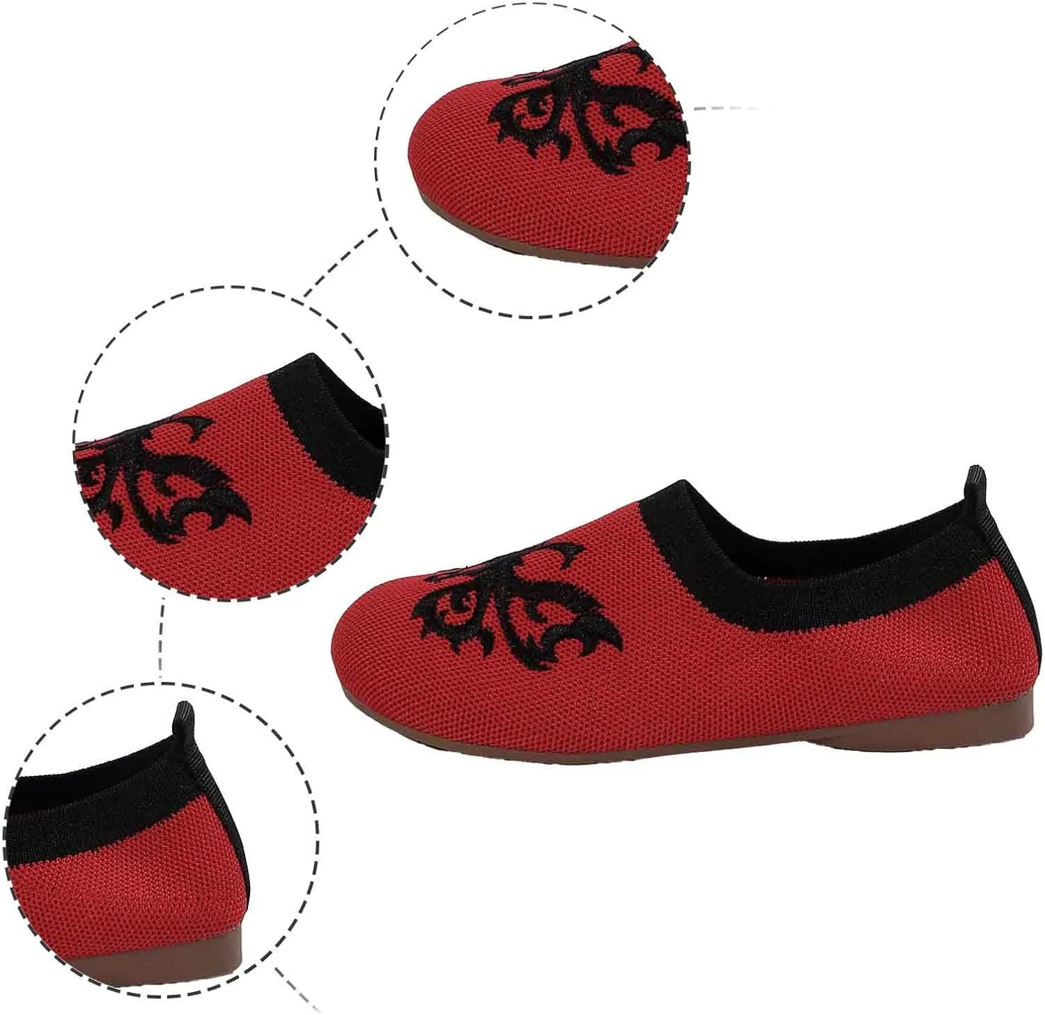 Women's Casual Slip On Shoes Breathable Comfortable Flat Loafers for Daily Wear Spring Summer Fall