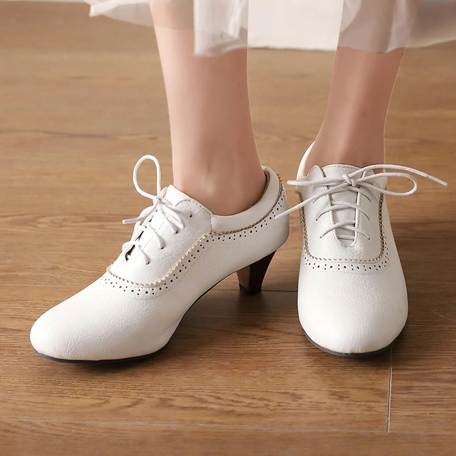 Women's Elegant High Heel Spring Summer Pointed Toe Dress Shoes for Women Comfortable 6-7cm Heels Party Wedding Wear