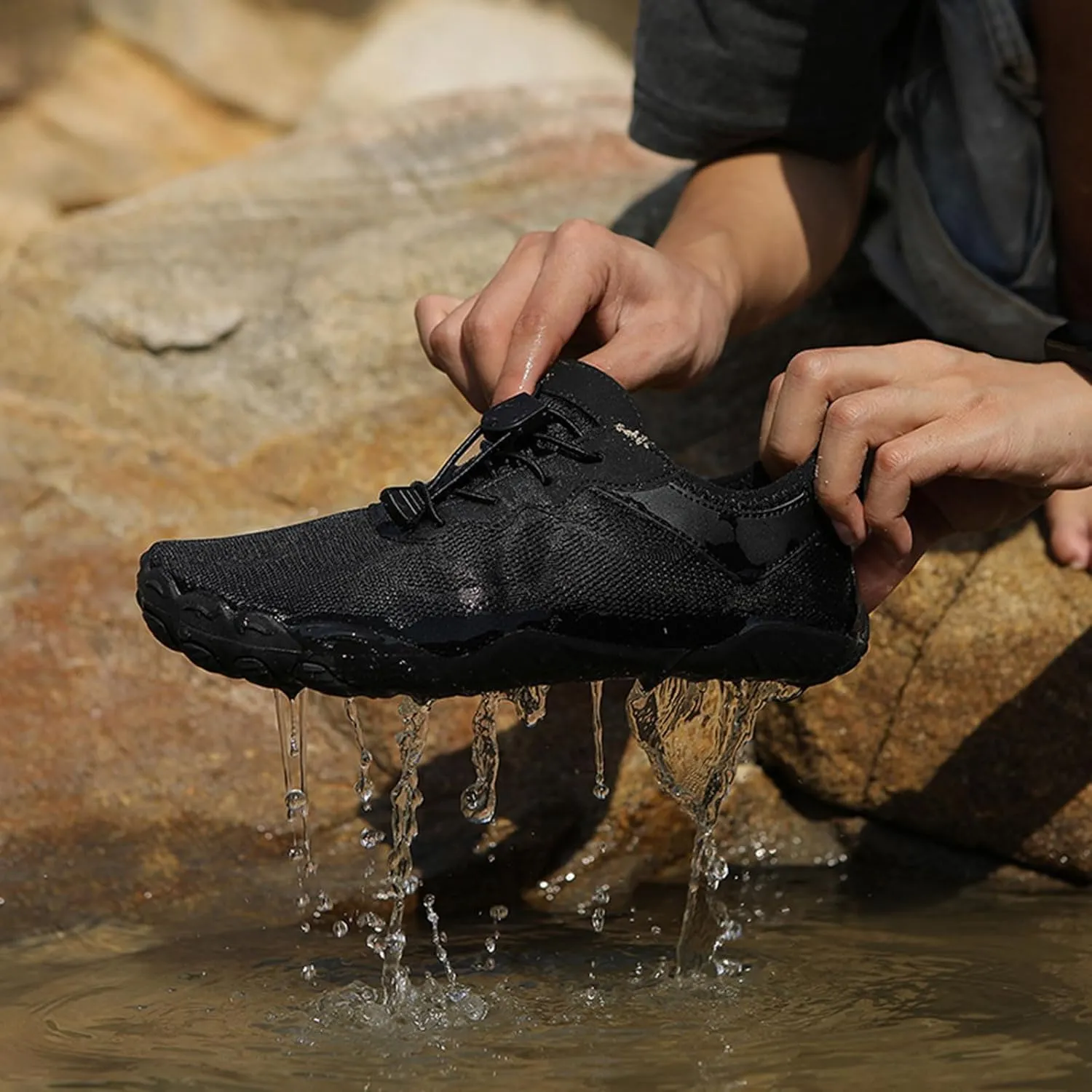 Women's Hike Barefoot & Minimalist Shoes | Wide Toe Box | Trail Runner Footwear Men Breathable Healthy & Non-Slip Hiking Trail Running Shoes