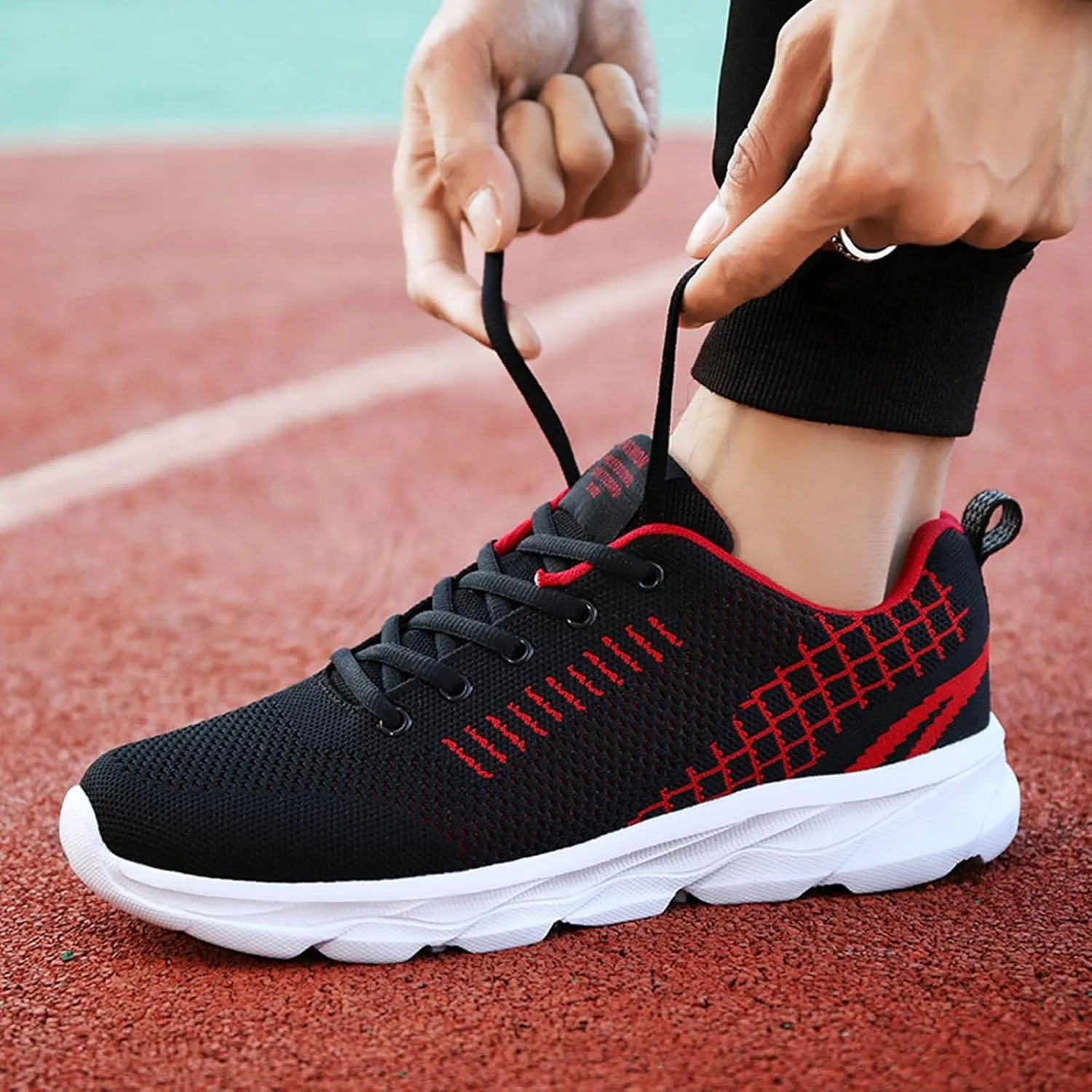 Womens Lace Up Running Shoes Non Slip Walking Shoes Mens Casual Shoes Gym Black Casual Shoes Slip On Sneakers Platform Tennis Shoe Cross Trainer Shoe