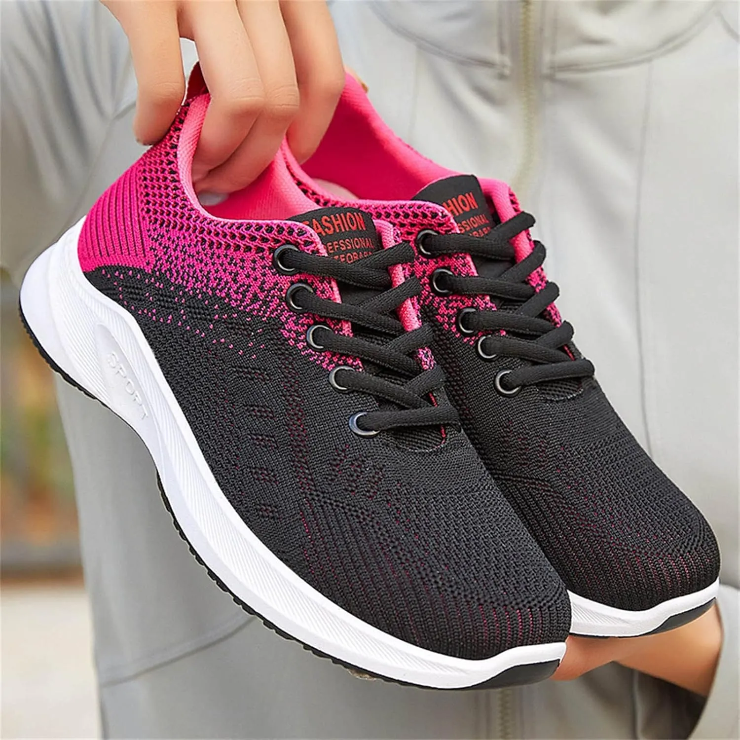 Women's Lace Up Walking Running Shoes Tennis Casual Womens Tennis Shoes Athletic Men Casual Shoes Casual Sneakers Steel Toe Tennis Shoe Cross Trainer Shoe