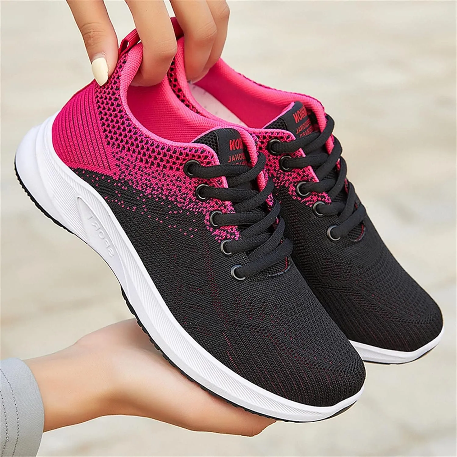 Women's Lace Up Walking Running Shoes Tennis Casual Womens Tennis Shoes Athletic Men Casual Shoes Casual Sneakers Steel Toe Tennis Shoe Cross Trainer Shoe