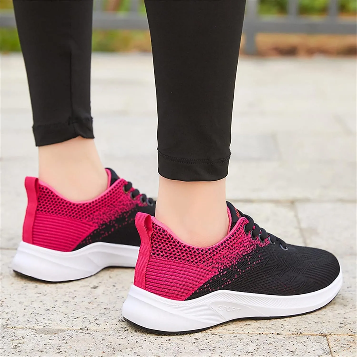 Women's Lace Up Walking Running Shoes Tennis Casual Womens Tennis Shoes Athletic Men Casual Shoes Casual Sneakers Steel Toe Tennis Shoe Cross Trainer Shoe