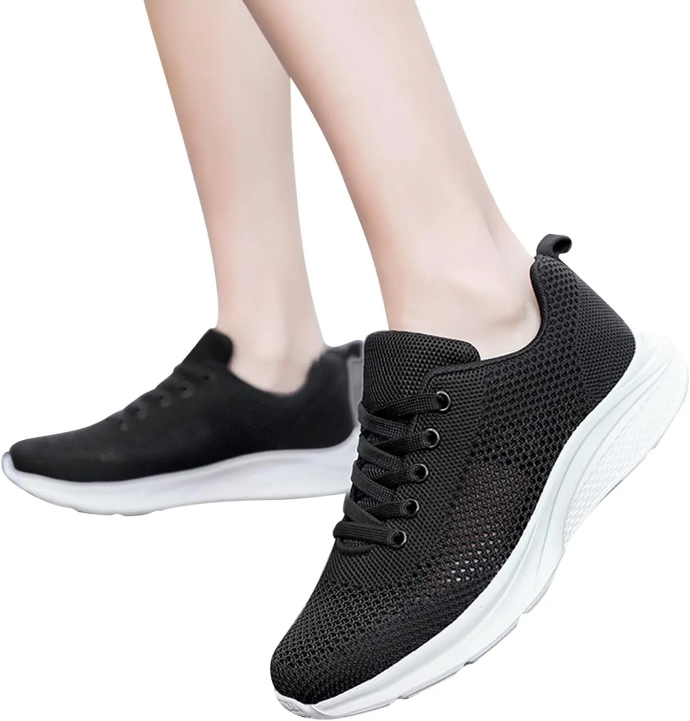 Womens Ladies Walking Running Shoes Slip On Lace-Up Mens Casual Shoes Jogging Men Shoes Casual Casual Sneakers Platform Tennis Shoe Cross Trainer Shoe