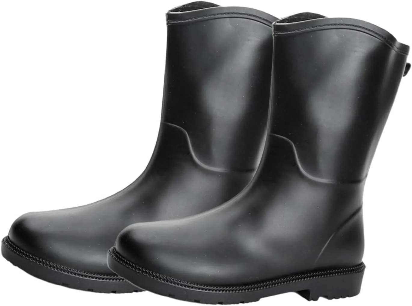 Women's Rain Boots Rain Shoes Waterproof Boots Mid Calf Rain Boots for Traveling