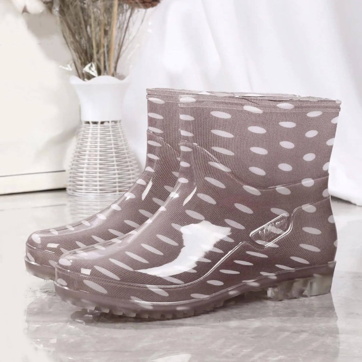 Womens Rubber Boots Womens Rain Boots Comfortable for Boating Fishing Gardening Farming Tall Rain Shoes