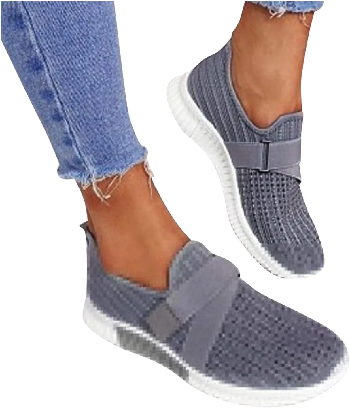 Womens Running Shoes Air Cushion Lightweight Sneakers Black Sneakers Women Trendy Nurse Shoes for Women Comfortable Wide Womens Casual Sneakers Size 11 Non Slip Shoes Women