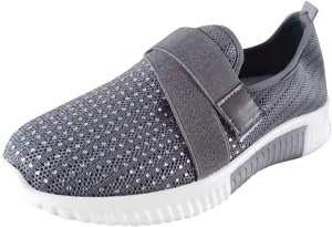 Womens Running Shoes Air Cushion Lightweight Sneakers Black Sneakers Women Trendy Nurse Shoes for Women Comfortable Wide Womens Casual Sneakers Size 11 Non Slip Shoes Women
