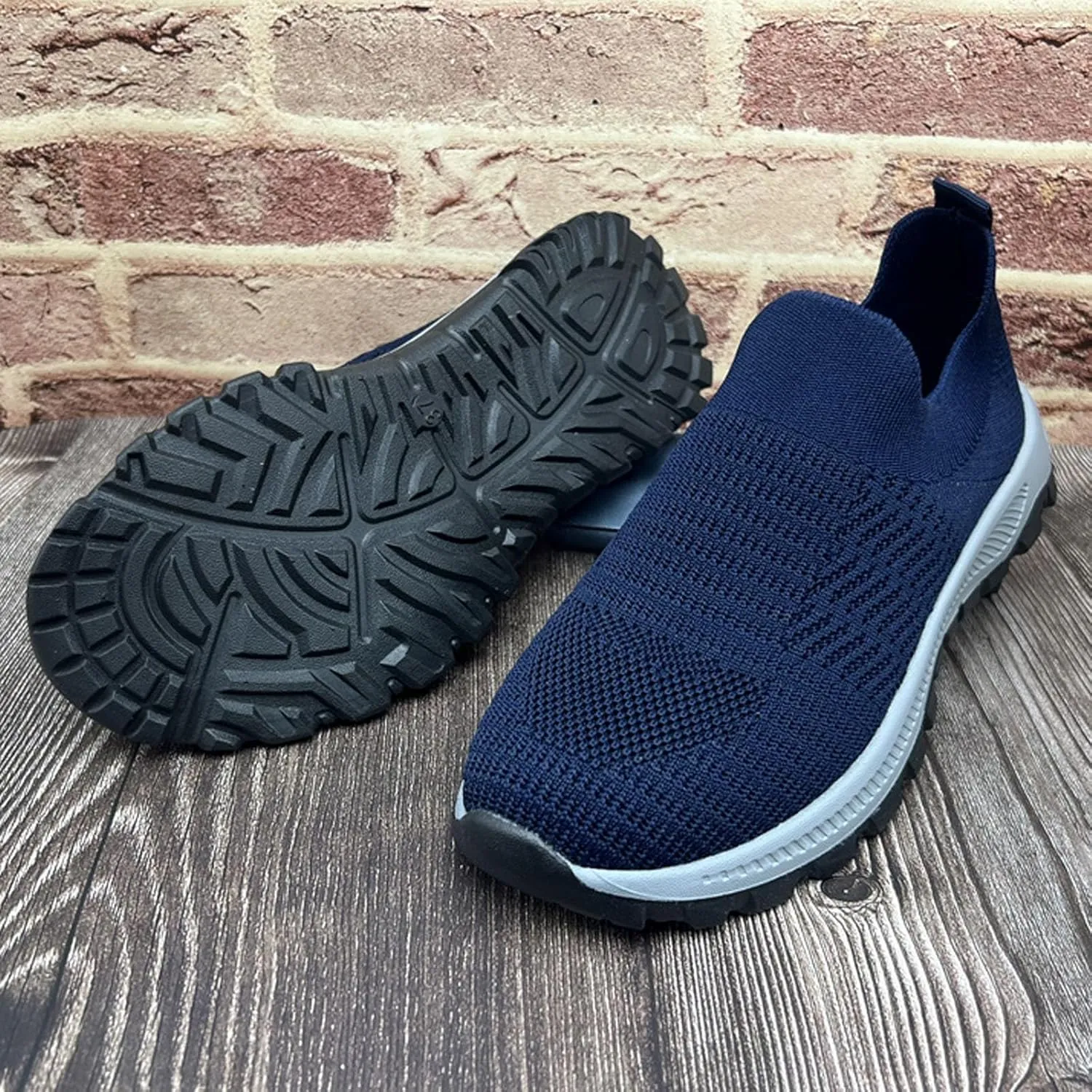 Women's Slip On Sneakers - Lightweight Comfortable Athletic Walking Shoes for Casual Gym Workout Running