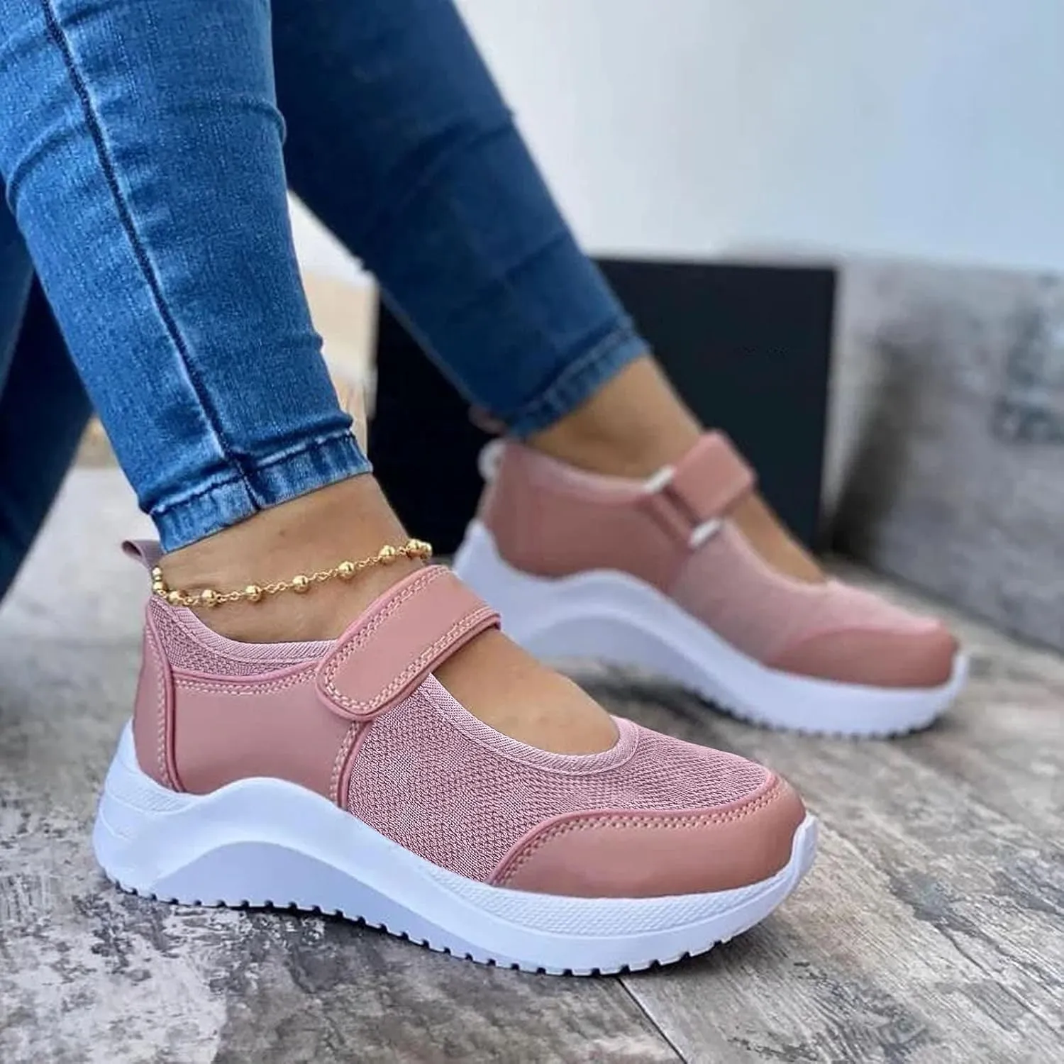 Womens Sneakers Size 8 Trendy Wide Width Ortho Arch Support Sneakers for Women Walking Shoes Casual Shoes for Women 2023 Wide Womens Wide Casual Shoes Women's Everyday Slip On Shoes with Arch Support