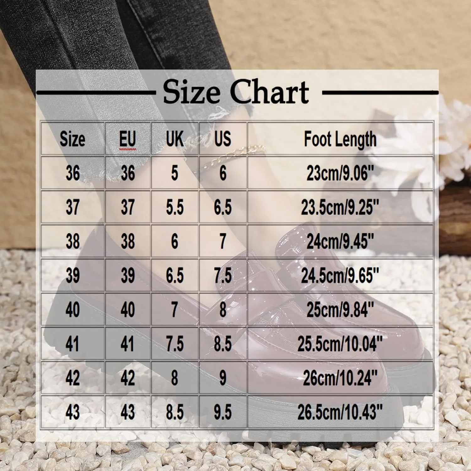 Women's Thick-Soled Leather Shoes Fashion College Style Spring Summer Solid Color Slip On Loafers Shoe Classic (D 164 Wine 8.5 UK Wide)