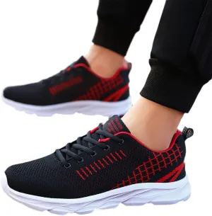 Womens Walking Running Shoes Lightweight Non Slip Tennis Fashion Sneakers Colorblock Platform Lace-Up Breathable Casual Shoes