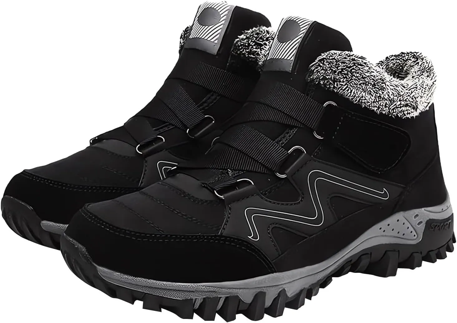 Women's Winter Thermal Boots for Women Waterproof Snow Winter Warm Hiking Work Comfy Boots Sneakers Walking Shoes