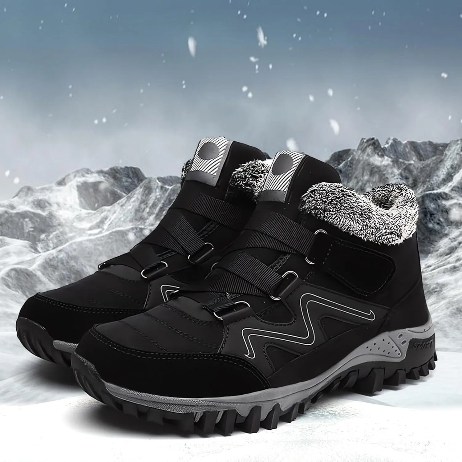 Women's Winter Thermal Boots for Women Waterproof Snow Winter Warm Hiking Work Comfy Boots Sneakers Walking Shoes