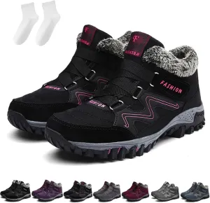 Women's Winter Thermal Boots, Waterproof Snow Non Slip, Winter Thermal High Top Boots of Women and Men