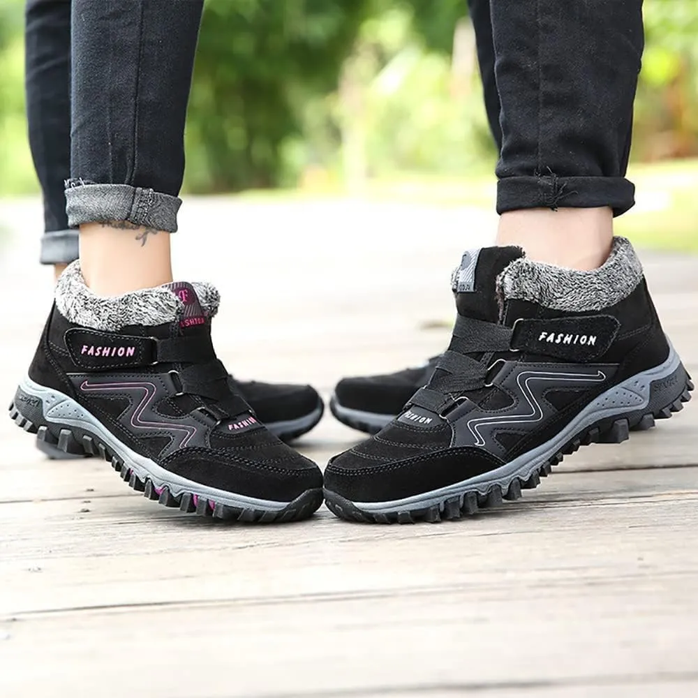 Women's Winter Thermal Boots, Waterproof Snow Non Slip, Winter Thermal High Top Boots of Women and Men